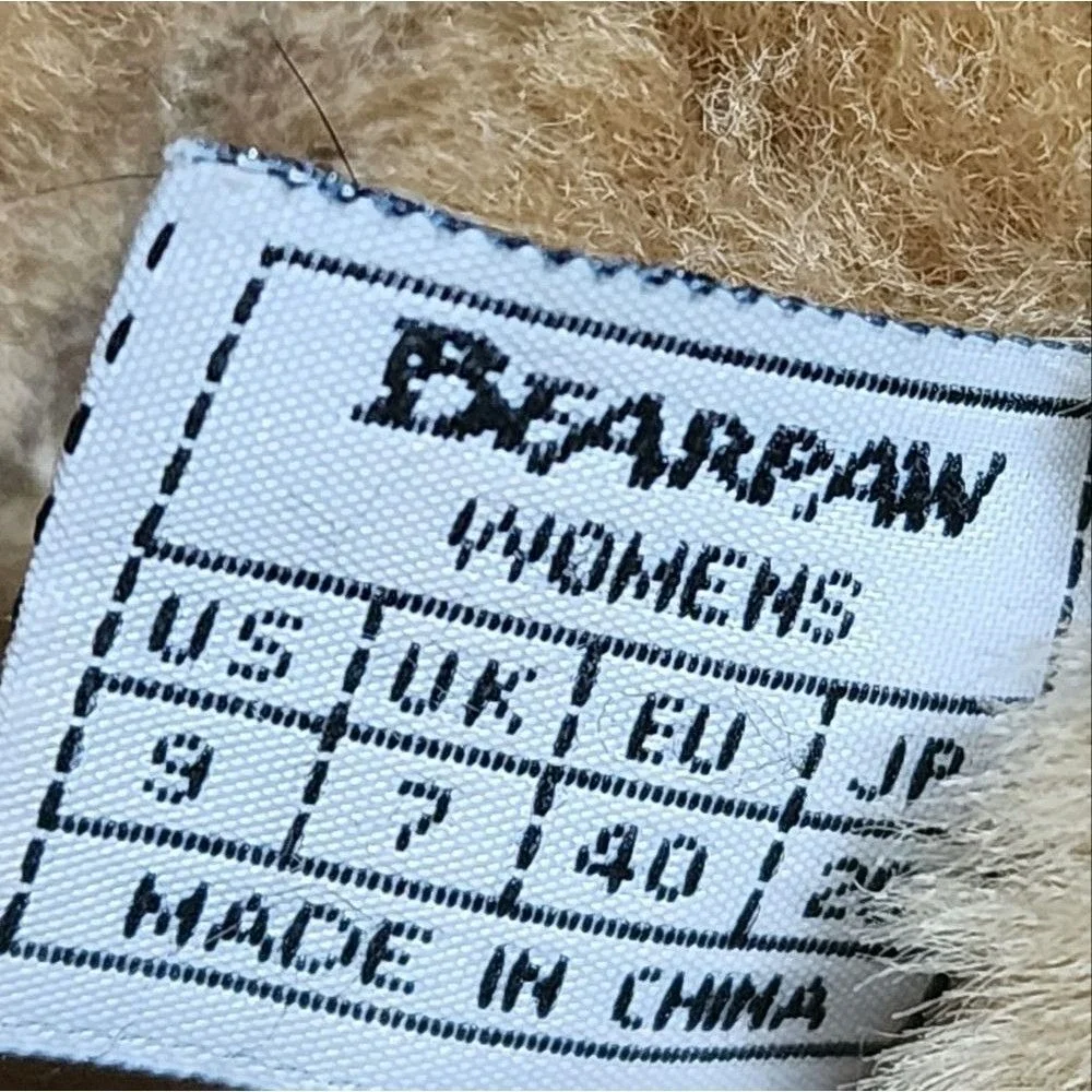 Bearpaw Womens Eva Suede Sheepskin Lining Mid Calf Boots Hickory Tan M410W 9